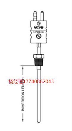 美國 Thermo Electric 熱電偶 帶快速斷開連接器的熱電偶