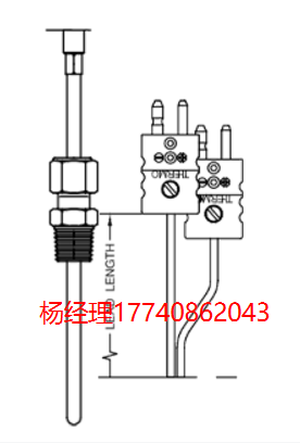 美國 Thermo Electric 熱電偶 帶 PVC 引線的熱電偶