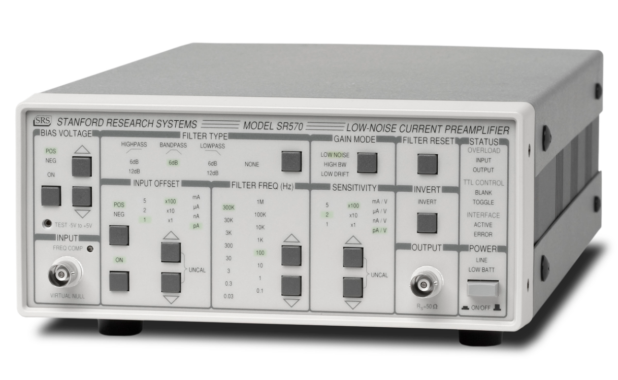 SRS,Stanford Research Systems,SR570,低噪聲電流前置放大器