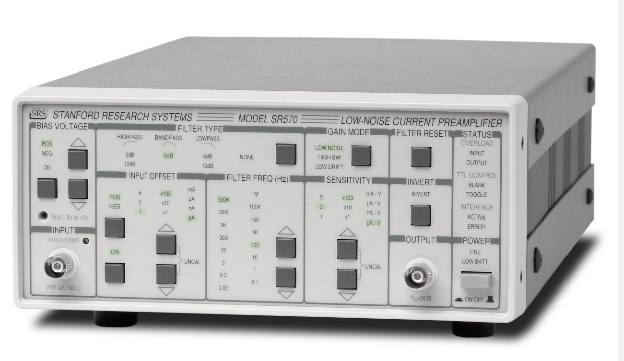 SRS,Stanford Research Systems,SR570,前置放大器