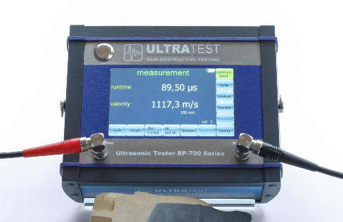 德國UltraTest GmbH,BP-700 型,移動式超聲波檢測儀,僅適用于固體部件和材料手動測量,指數傳感器,適合橡膠制品檢測