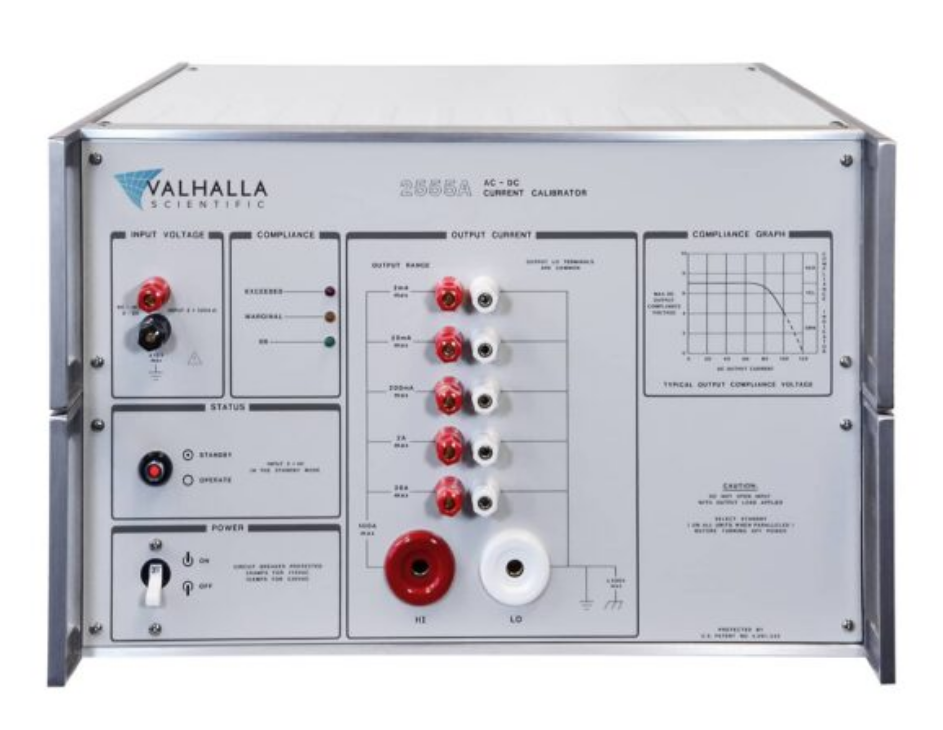 美國Valhalla Scientific 2555A 100-AMP 電流校準器