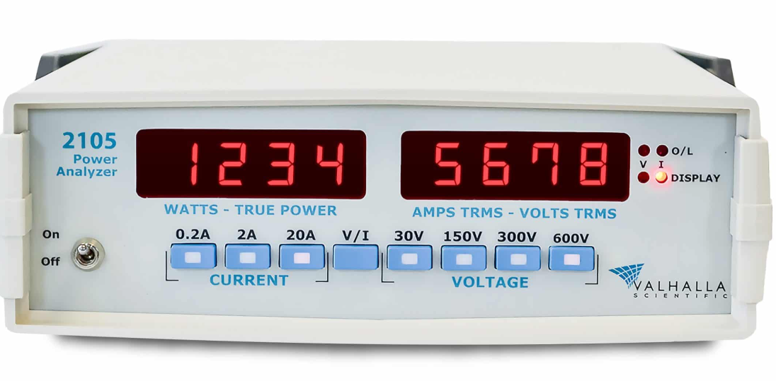 美國Valhalla Scientific,2105 功率分析儀,低成本寬范圍功率分析儀,臺式功率分析儀