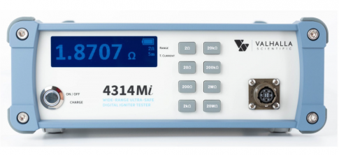 Valhalla Scientific 4314Mi 寬范圍 超/安全數字點火器測試儀