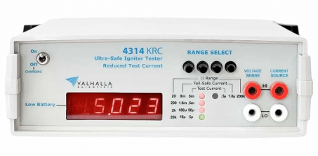 Valhalla Scientific 便攜式數字點火器測試儀 4314KRC