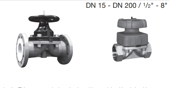 英國Valvetech 985型膜片閥門,手動閥,Valvetech隔膜閥,原裝進口閥門DN 15 – 350 mm