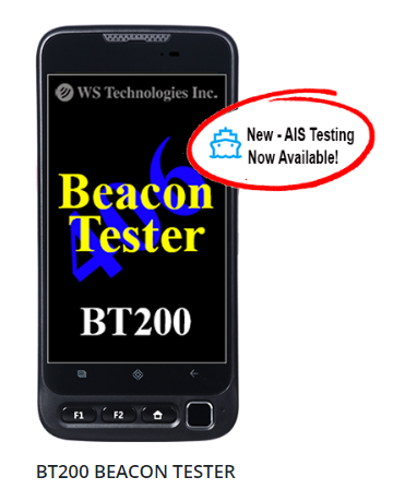 加拿大WST公司 BT200 信標測試儀，信標機檢查儀，BT200 BEACON TESTER，信標機，手動信標測試儀，信標機測試臺，應急信標臺，手持式信標測試機，BT200信標測試儀提供了測試AIS系統的能力，是世界上最流行的信標測試儀！