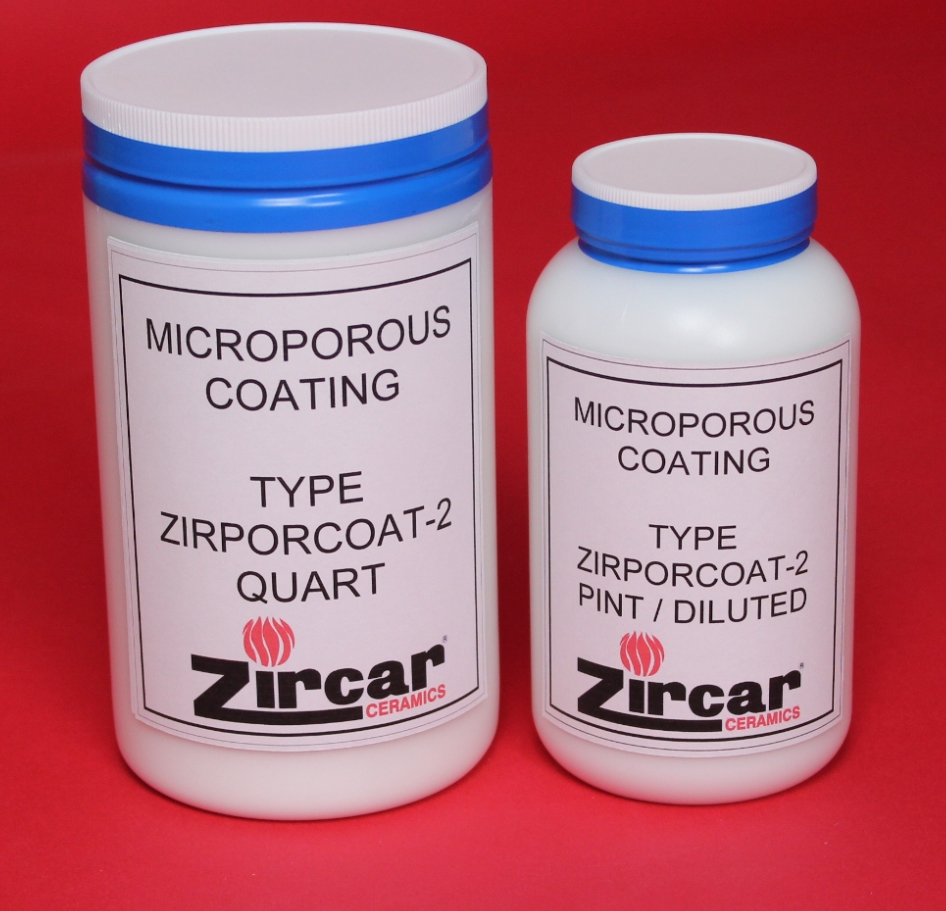 美國ZIRCAR Ceramics Inc Type ZIRPORCOAT-2 微孔涂層 D8400  涂層 Microporous Coating