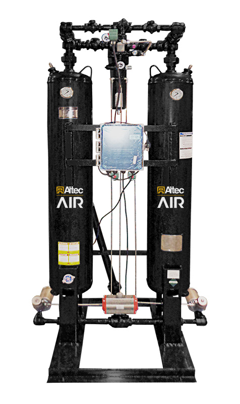 Altec AIR 吸附式空氣干燥機 HOF 系列油田 無熱蓄熱吸附式干燥機 15 至 800 SCFM